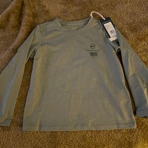 Brand new Vinyard Vines Performance long sleeve gray shirt size 4T